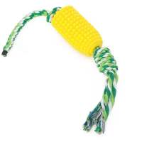 玉米磨牙棒 狗狗玉米结绳磨牙棒耐咬解闷发泄发声宠物玩具小中大型犬宠物用品