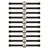 黑色贴纸 100小贴 蛋黄酥泡壳 瑞丽透明泡壳盖蛋黄酥盒吸塑壳 透明盒子雪媚娘包装盒圆形50克80g