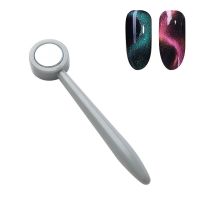 圆头磁铁 双头强力猫眼磁铁原装 一道光专用3D魔幻猫眼胶吸铁石