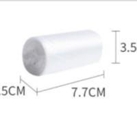 桌面垃圾袋5卷150个 13.8*13.8*16.9 北欧轻奢桌面按压收纳垃小圾桶 迷你