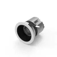 开孔75mm5W 白+黑色杯 防眩蜂窝网COB射灯LED天花灯无主灯嵌入式筒灯家装商用客厅洗墙灯