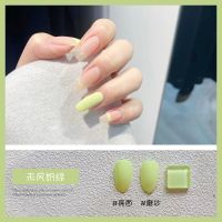禾风奶绿 8ml 光疗指甲油胶亮绿色抹茶绿牛油果绿豆绿色芥末绿南瓜显白卸甲油胶