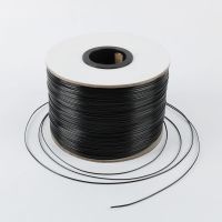 黑色 0.45mm铁丝 彩色扎线扎丝电线线缆捆绑线数据线扎丝包塑铁丝铁芯扎带镀锌铁丝