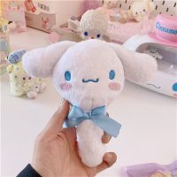 玉桂狗毛绒小镜子 毛茸茸库洛米玉桂狗手持化妆镜梳妆便携可爱魔法自拍镜子少女心镜