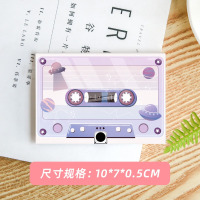 梦幻紫-磁带录音贺卡 留声可录音贺卡毕业芯片音乐生日卡片祝福语有声礼物立体ins表白