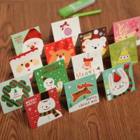 全套20张的价格 圣诞节贺卡韩国创意卡通儿童节祝福迷你小卡片感谢卡留言卡带信封