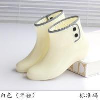 白色 35 雨鞋防透季鞋鞋气尚车主果人筒水滑短防冻水胶洗夏公女时春成靴年