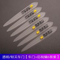 轻关车门--防撞条 6条装 其他款式留言备注 大众朗逸Plus汽车用品装饰21款改装车门把手贴防护门碗防刮保护膜