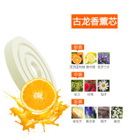 古龙味香薰芯 太阳能车载香水汽车用品香薰除异味固体香氛膏高档男装饰车内摆件