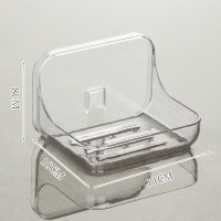 珊吉拉魔力贴肥皂碟 PET免打孔肥皂室壁挂式s无痕香皂盒皂托皂架物盒卫生间沥水置浴架