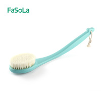 橄榄绿5328正品 日本洗澡刷子长柄搓背舒适按摩擦后背冲凉沐浴刷搓泥软毛搓澡神器