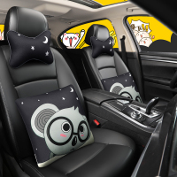 XMS-卡通款-头枕一对备注颜 默认尺寸 汽车抱枕一对头枕头颈车内个性靠枕小车用可爱护颈枕头靠垫四件套