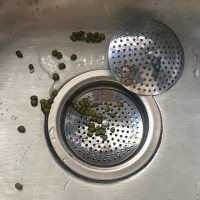 1个装 厨房水池过滤网下水道洗碗盆垃圾过滤器老式水槽过滤器水池漏网