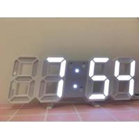 白体 + 白字 其他 电子时钟数字挂墙插电挂钟数字钟时间少女led显示屏家用usb大屏t