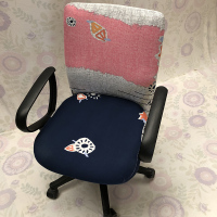 未来G 1x1cm 老板椅套办公电脑椅子套布艺座椅套转椅套连体弹力全包凳子套