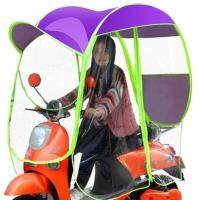 电动车雨棚蓬遮阳伞折叠式防雨防晒摩托车挡风罩挡雨透明雨伞