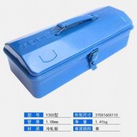 加厚工具箱(350) 工具箱加厚铁工业级手提式零配件盒大号车载多功能家用五金收纳。