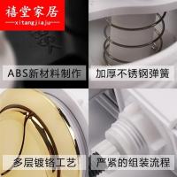按钮水箱坐便器顶盖马桶开关陶瓷冲水配件单双按金色卫生间按钮20