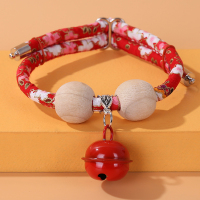 [第2件4.9]普通铃铛款-红色 小号(建议12斤以下宠物) 猫咪项圈猫圈防跳蚤狗驱虫蚤除狗宠物小型犬虱子铃铛日式舒适用