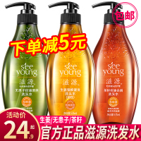 [油性]200ml无患子控油清爽洗头水 清香 滋源洗发水无硅油生姜无患子茶籽控油去屑洗发露洗头水官方旗舰店