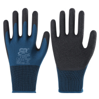 新品尝鲜 3双装 均码 创信手套劳保耐磨工作乳胶发泡透气防滑橡胶加厚带胶胶皮干活防护