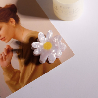 精致小雏菊发夹一只 PANDANA 个性时髦设计感郁金香雏菊花朵发夹抓夹鲨鱼夹醋酸发饰潮