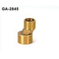 铜接头水表加厚弯脚偏心拐角弯角螺丝4分转6分双外丝曲角接头配件