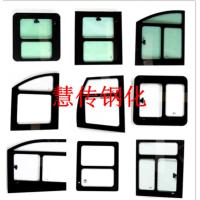 各种平面钢化玻璃 电动三轮车前后钢化挡风玻璃前门后门玻璃三角后角异形玻璃