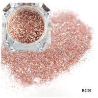 BG01 new Holographic Nail Art Glitter Powder Dust UV Gel Acr
