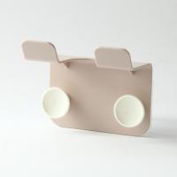 粉色1个装 免打孔吹风机架壁挂风筒架子浴室卫生间置物收纳架电吹风挂架家用