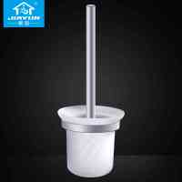 太空铝马桶刷 陶市马桶刷套装 玻璃杯软毛马桶刷 创意卫生间挂件太空铝 厕所刷