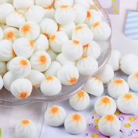 包子 10个 树脂仿真小包子 奶油手机壳配件 耳环diy仿真食玩 diy微景观配件
