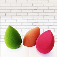 单个蛋颜色随机发 尔木葡超软不吃粉彩妆化妆海绵蛋不卡粉斜切粉扑气垫干湿两用架子