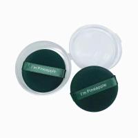 菠萝派两枚 菠萝派气垫粉扑蛋黄派超软海绵粉扑不吃粉化妆散粉扑干湿两用