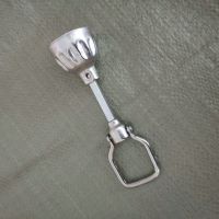 铁棍长9厘米 大门锁配件大门锁把手旋钮拉环老式大门锁配件仙阁齿条锁配件