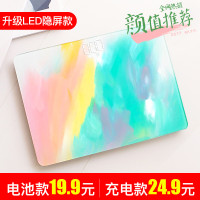 彩虹涂鸦色 电池 。电子称体重秤家用人体精准称重充电款小型耐用RR学生女生宿舍高