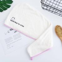 粉边笑脸[1个装] ins头巾可爱干发帽女吸水神器洗头速干包头浴帽洗头发干发巾毛巾