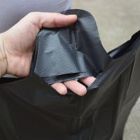 加大加厚黑色塑料袋55*80垃圾袋背心袋马夹袋服装打包袋子收纳袋