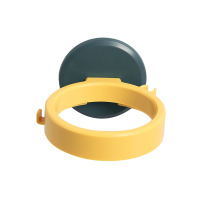 蓝黄[1个装] 风筒收纳架洗漱台卫生间浴室厕所电吹风机置物架免打孔壁挂挂架子