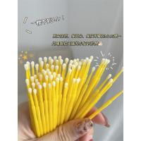 100支装一次性化妆尖头棉签棒掏耳朵棉花签眼部清洁棉球极细小棒