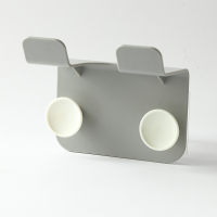 淡灰色 吹风机架免打孔卫生间浴室置物架壁挂电吹风挂架厕所收纳风筒架子