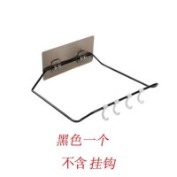 脸盆架黑色 卫生间三转角置物架免打孔浴室用品大全厨房放东西的洗发水沐浴露