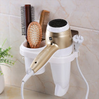 免钉吹风架 [左右通用] 双庆无痕贴电吹风机架子卫生间浴室置物架免打孔壁挂吹风筒收纳架