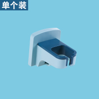 蓝色单个装 吹风机架免打孔浴室置物架强力吸盘式厕所电吹风挂架洗手间收纳架