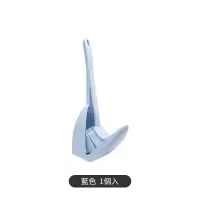 双功能卫生间马桶刷套盒蓝色 家用无死角马桶刷卫生间厕所高级创意免打孔挂墙式洗马桶刷子套。