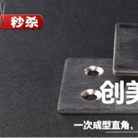 加厚不4锈钢墙壁直角挂勾防滑挂钩托钩洗手间展示挂架瓷砖相框钩