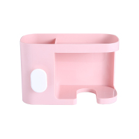 吹风机架粉红色 吹风机架免打孔浴室卫生间厕所置物收纳架壁挂电吹风架风筒支架子