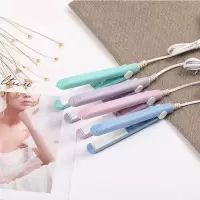 小夹板-裸机颜色随机(100个) 卷发棒夹板女小型直板内扣两用刘海波浪卷迷你直发直卷短发烫神器