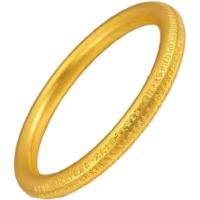 58 古法传承老金不掉色保色里外一个色 传承外心经手镯