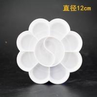 小号梅花碟[买2送1] 36格软盖调色盒24保湿防漏油画水粉水彩格调色盘调色板颜料盒硬盖